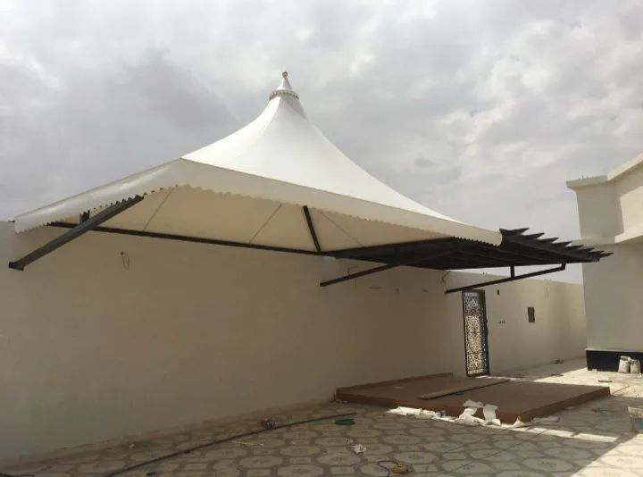 مظلات سيارات  هرمية حديثة مودرن الرياض
