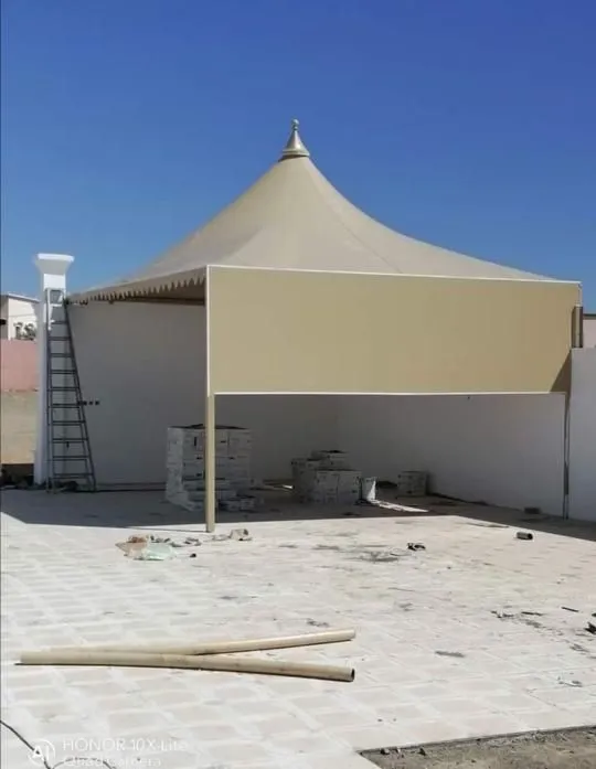 مظلات سيارات  هرمية حديثة مودرن الرياض