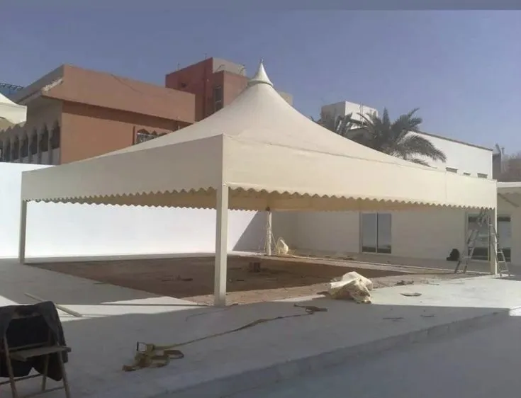مظلات سيارات  هرمية حديثة مودرن الرياض
