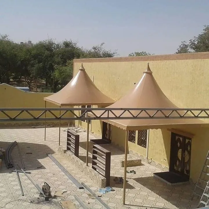 مظلات سيارات  هرمية حديثة مودرن الرياض