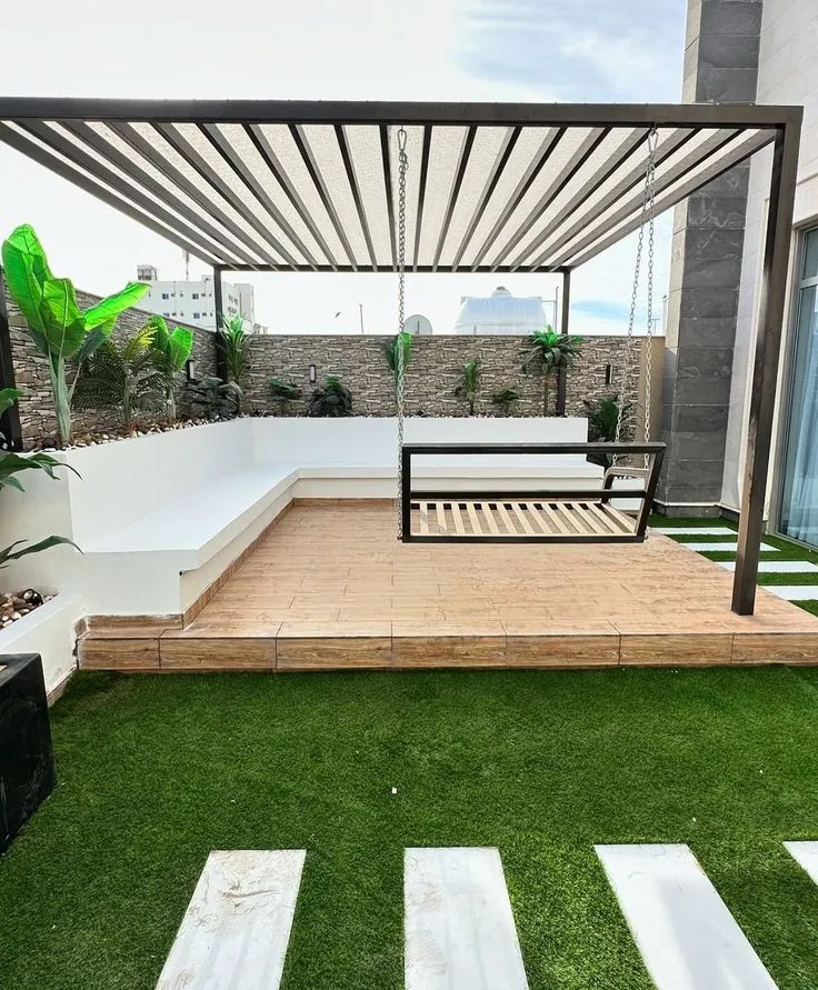 برجولات خارجية شمال الرياض – تركيب سريع وممتاز