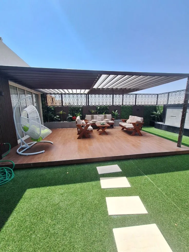 برجولات خارجية شمال الرياض – تركيب سريع وممتاز