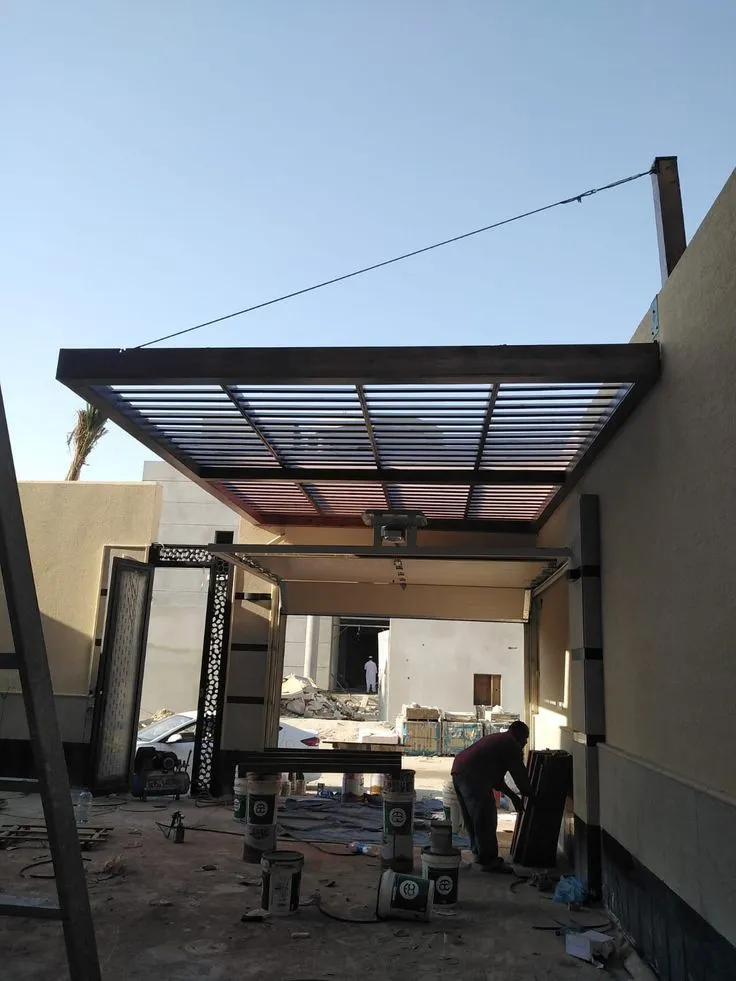 برجولات خارجية شمال الرياض – تركيب سريع وممتاز