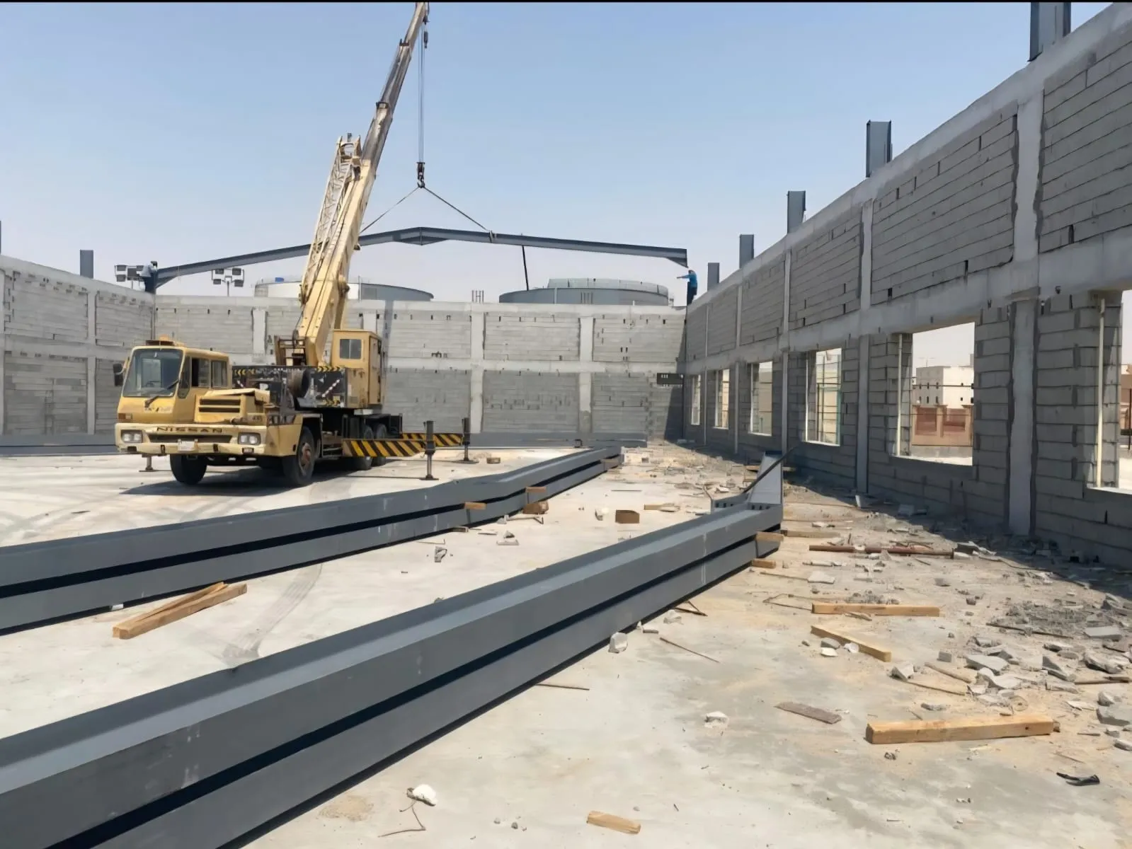حداد هناجر ومستودعات حي النرجس