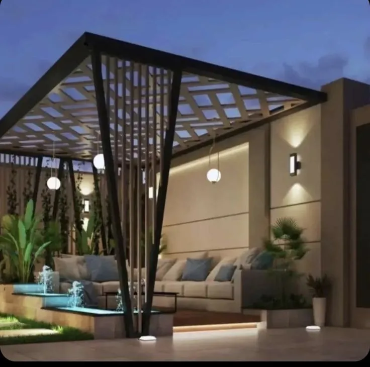 اسعار متر برجولات جلسات حي العارض الرياض