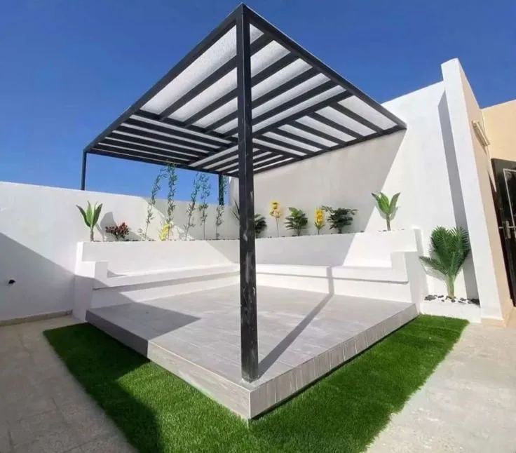 اسعار متر برجولات جلسات حي العارض الرياض