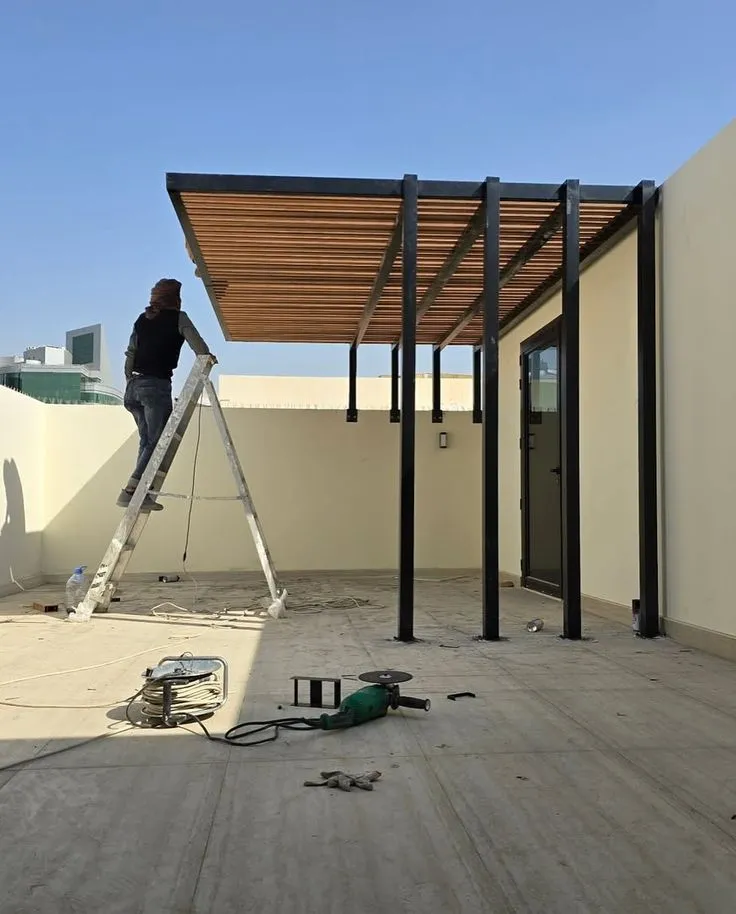 افضل بروجولات اسطح حي الغروب الرياض
